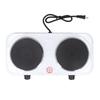 Electric Hot Plate 2000W Double Cooker Plate Countertop Electric Heater for Frying Boiling US Plug 1