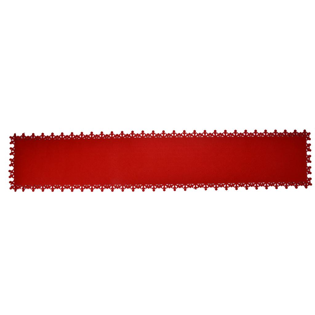 Christmas Table Runner Placemat Heat Protection Water Absorption Felt Table Runner Placemat
