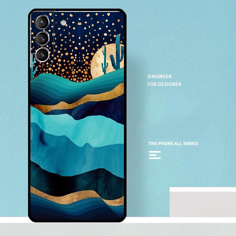 Star Lake Mountains Case For Samsung Galaxy S25 Ultra S20 S21 S22 S23 S24 Plus S9 S10 S24 FE S25 FE Phone Cover