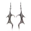 Jewelry Dark Gothic With Bat Skull Alloy Earrings For Women Style Halloween
