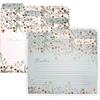 Steel Mill & Co Thick Sturdy File Folders Decorative, Set of 6 File Folders with Tabs and Sticker Labels, Cute Colored File Folders Letter Size with