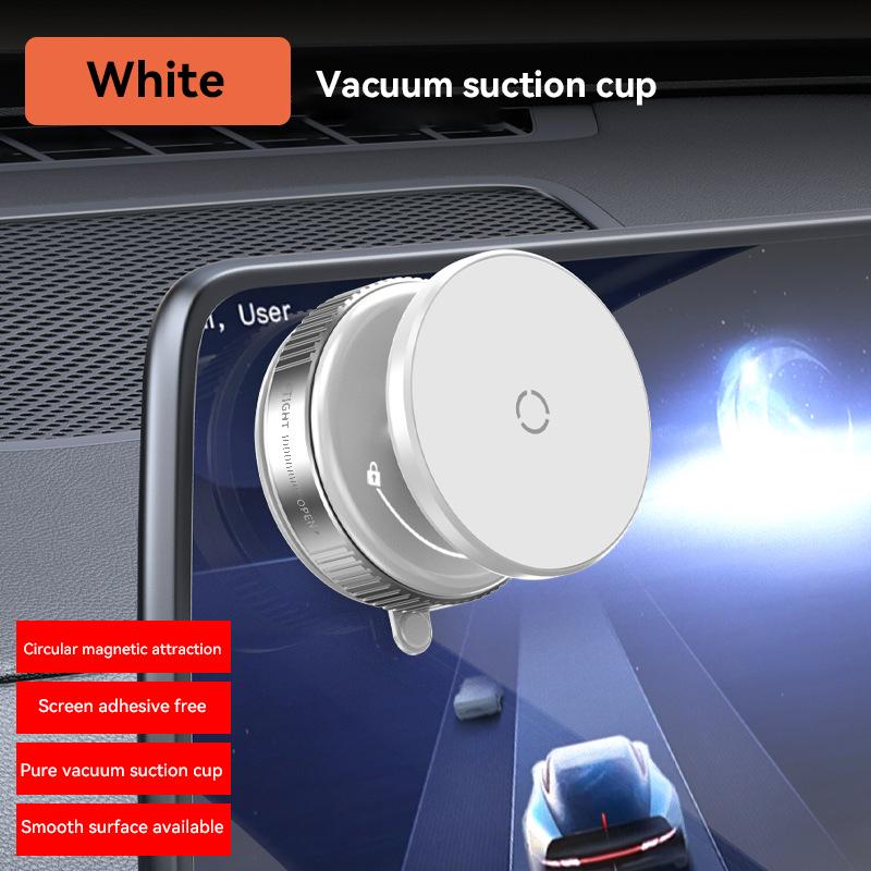 K007 Strong Magnetic Car Phone Holder Foldable Design 360° Adjustable Vacuum Mount for Car/Desk/Bathroom/Universal Use Holder