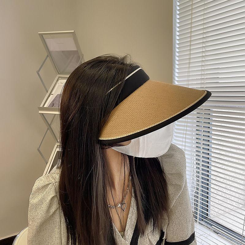 Brim Wide Elegant Sun Hat Women Featuring Foldable Design Outdoor Sunscreen Hat