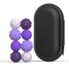 4/8 pieces Magnetic Sensory Silicone Ball Hand Touch Ball Soft Massage Training Raised Point Waist and Back Foot Massage Ball