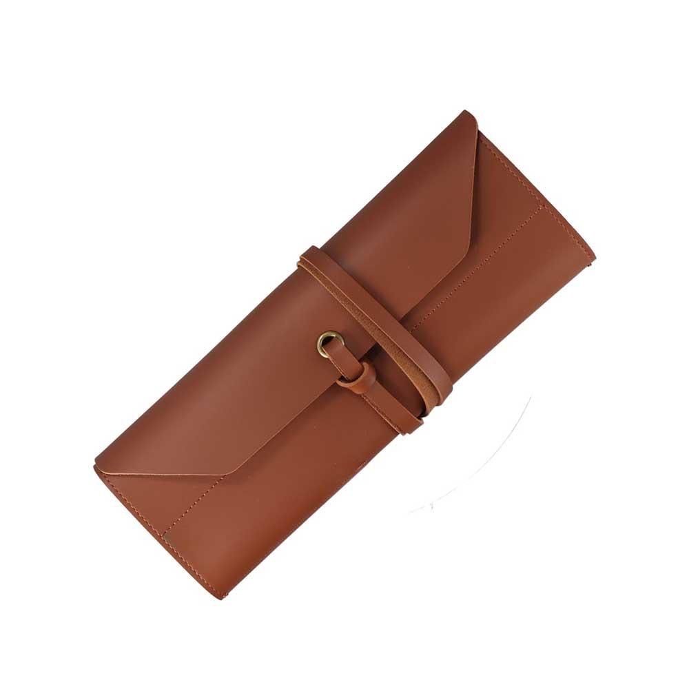 Case Wrench Storage Bag Carry Tool Organizer Leather Folding Bag Tool Storage Bag Tool Roll Up Bag