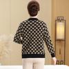 Plus Size Warm Knit Pullover for Women - Autumn/Winter Round Neck Sweater for Middle-aged & Elderly