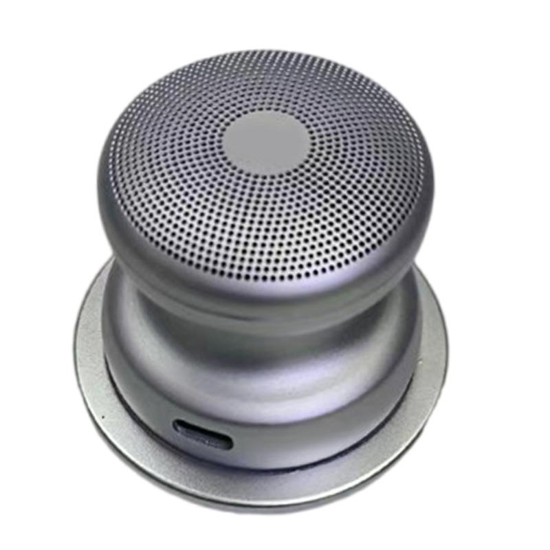 Small Bluetooth-compatible Speaker Wireless with Magnetic Base Powerful Waterproof Easy Attach Portable Mini Speaker