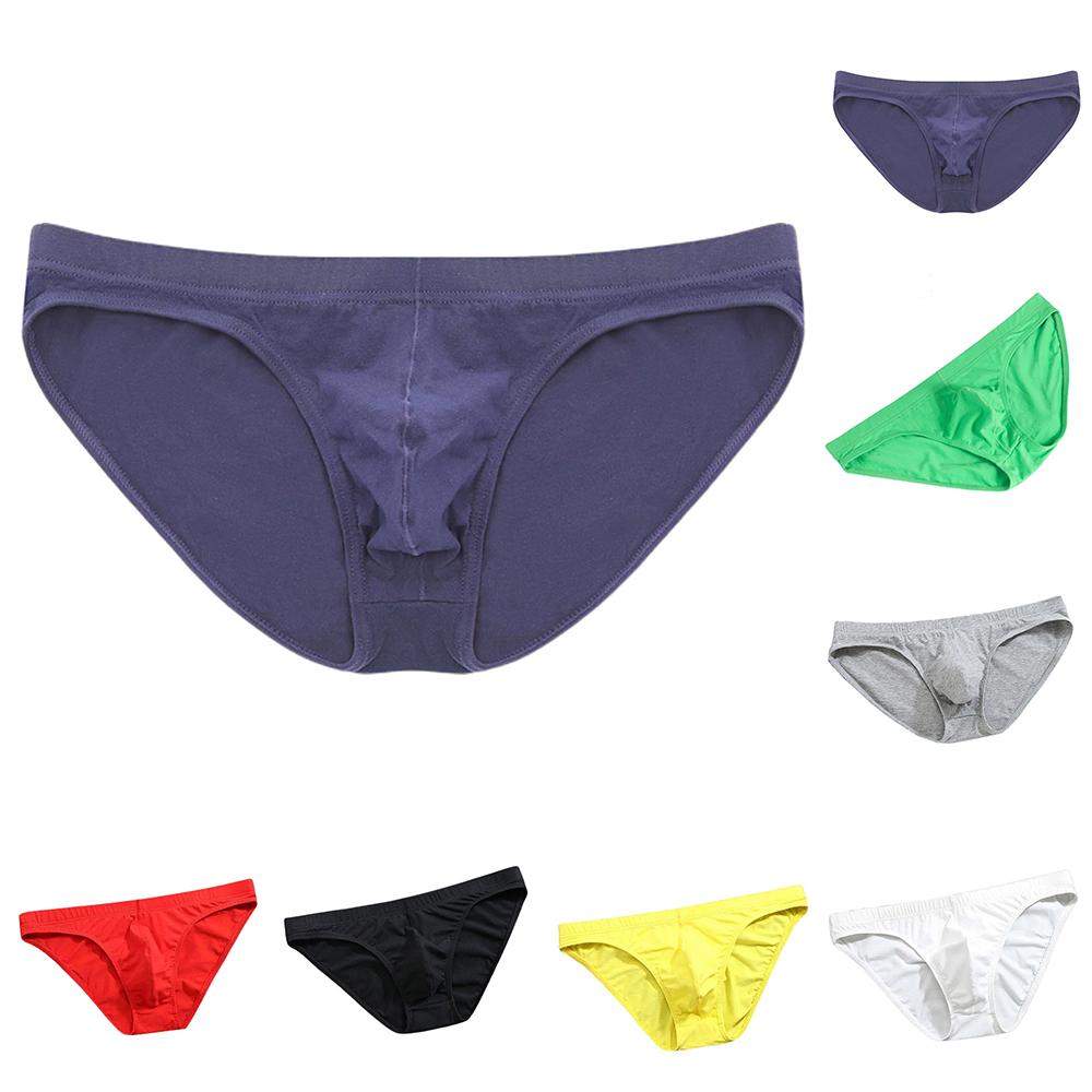 Мужские хлопчатобумажные трусы Скользящие трусы Низкая талия Нижнее ...