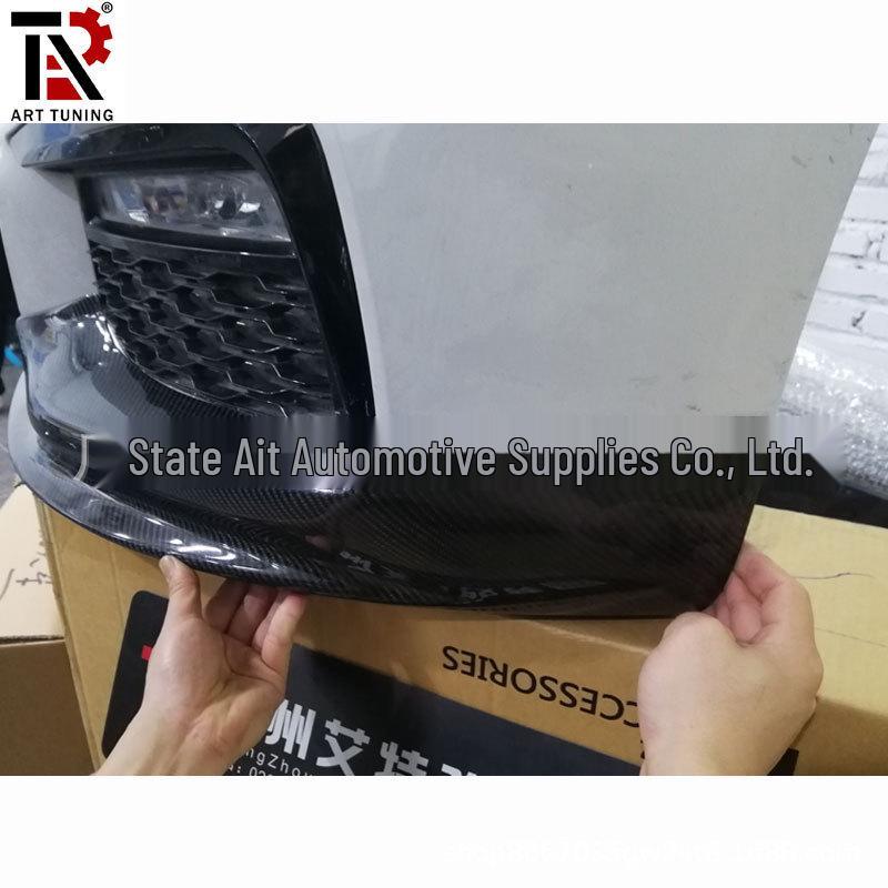 Compatible Carbon Fiber 3D Style Front Lip for BMW 5 Series G30 G38 530Li 540i Sport