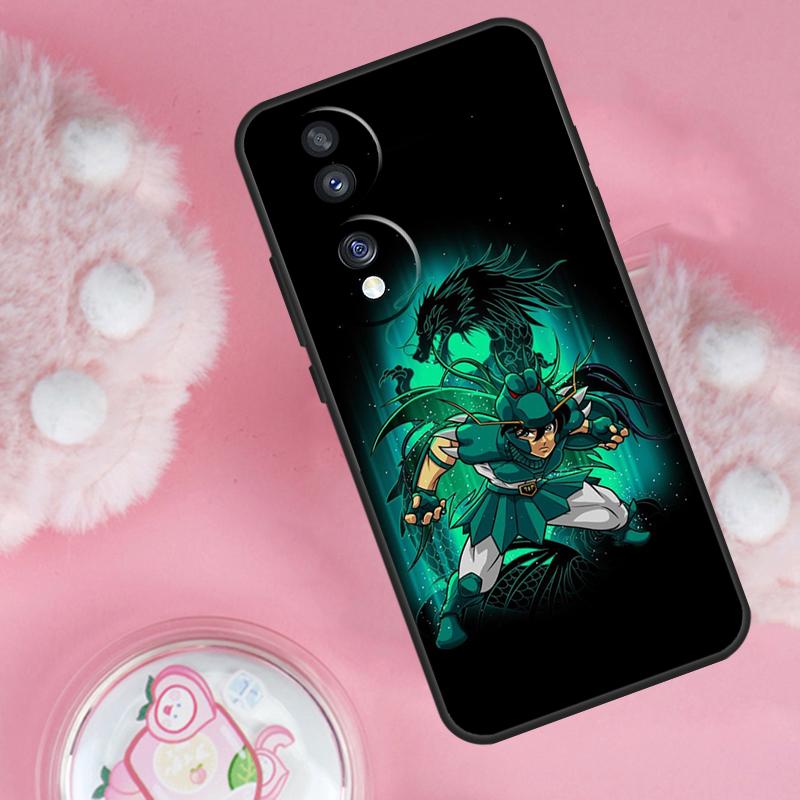 Saint Seiya Shiryu Case For Honor 200 Pro 50 70 90 Lite X9b X9a X8b X8a X8 X9 X9c Honor Magic 7 6 5 Lite Cover