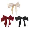 Hairpin Smooth Satin Hand-Sewn Three-Dimensional Ribbon Large Bow Hair Clip Hair Styling Tool Hair Accessories