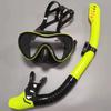Unisex Full Dry Silicone Diving Mask & Snorkel Set with Mirror Surface