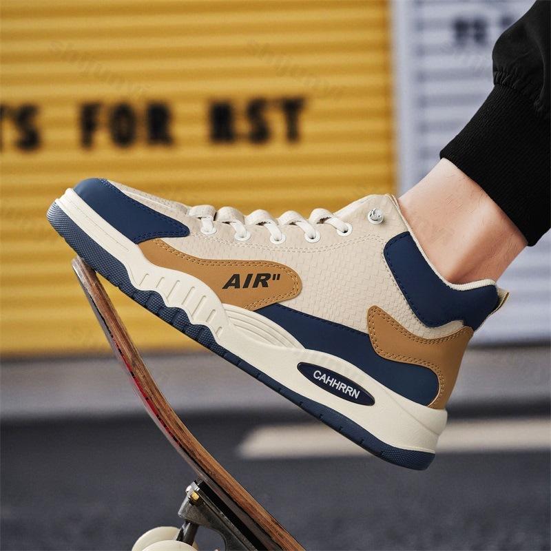 Men Outdoor Ankle Boots 2026 Autumn High Quality Comfortable Non Slip Casual Shoes Short Boots Fashion High Top Sports Shoes