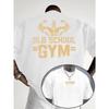 T-shirt da uomo alla moda estiva, scollo rotondo, con motivo classico per sollevamento pesi e bodybuilding, taglia europea, peso classico, per uscite all'aperto, top casual ampio a maniche corte