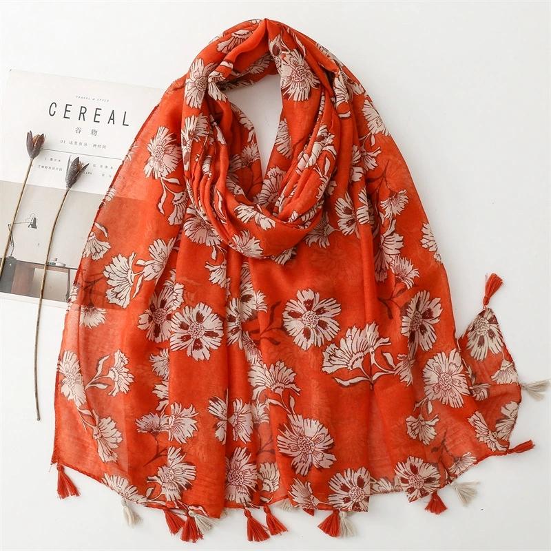 Bohemian Ethnic Style Sunscreen Scarf Beach Shawls Arabian Scarf Middle East Dubai Turkey Palestinian Hijab Scarves