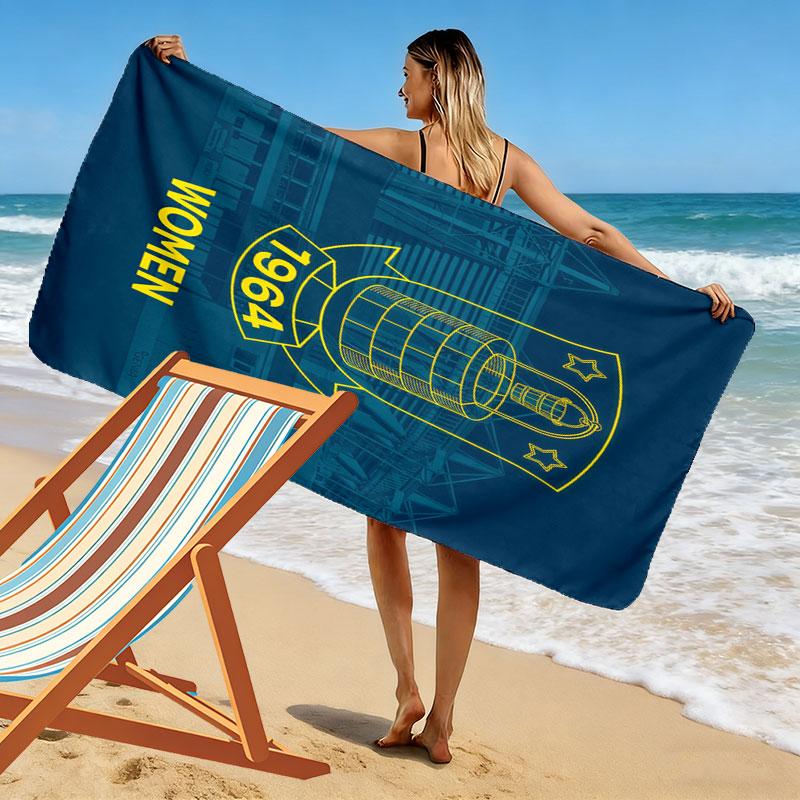 Brøndby IF LOGO Print Beach Towel, Large Soft Quick Dry Towel for Beach Camping Swimming