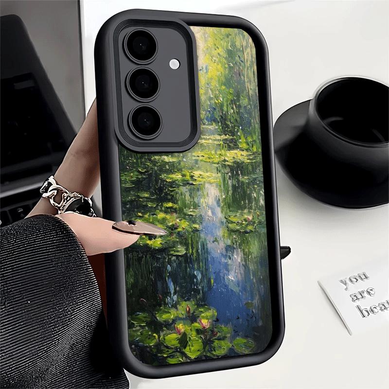 Phone Case for Samsung Galaxy A17 A16 A15 A14 A13 Claude Monet Oil Painting A56 A36 A26 A55 A35 A25 A54 A34 A24 A53 A33 A23 A07