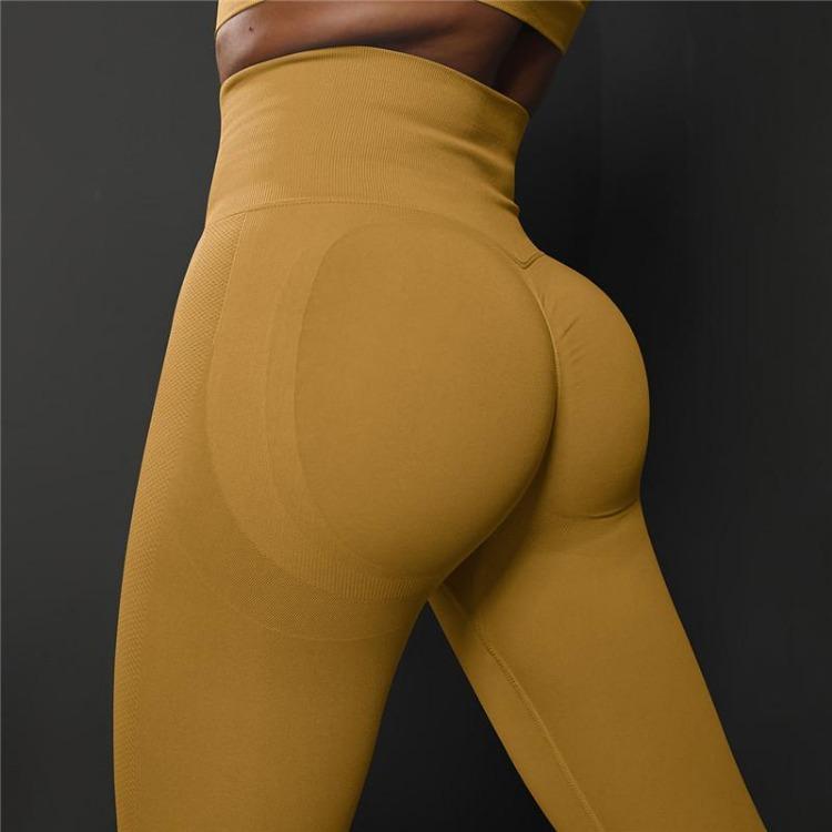 Nessaj Seamless High Waist Yoga Tights Women Scrunch Butt Workout Leggings Gym Fitness Slim Pants