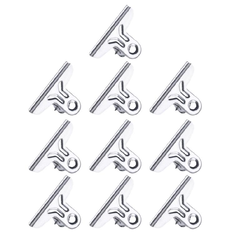 

10 Pcs Large Clips Stainless Steel Clips Metal File Paper Binder Clips Receipt Clip Sealing Clips for Office 4.2CM