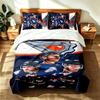 Edmonton Oilers (19) 3pc Set Suitable for Master Bedrooms Soft and Comfortable an Ideal Gift for Family and Friends Includes One Duvet Cover and Two P