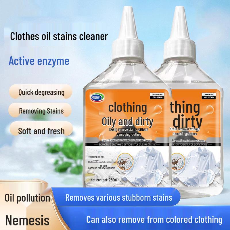 Xibishang Odplamiacz: Skuteczny preparat penetrujący do plam z oleju, żółtych i uporczywych na ubraniach i kołnierzykach.