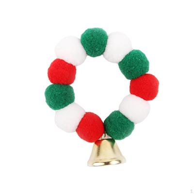 Ballen Puppy Halsketting Halsband, Kerst Huisdieren Schattige Halskleding, Hond Kerst Bel Halsband voor Buiten