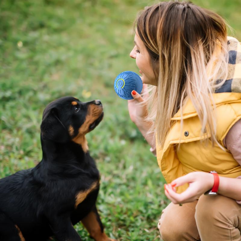 Dog Ball Toy Enrichment Toys For Dogs Motion Active Electric Automatic Fun Ball For Puppies Boredom Relief Fetch Training