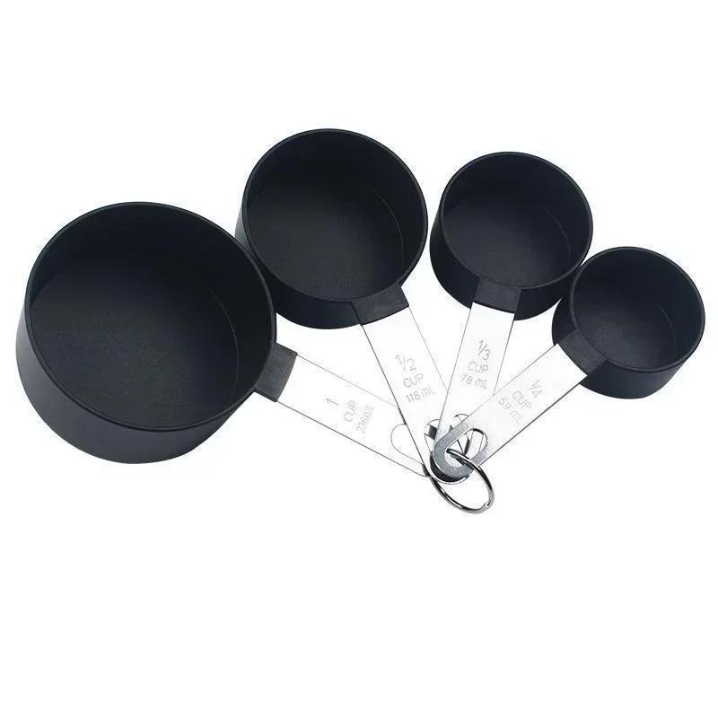 4 Piezas Cuchara/Taza Medidora Cucharadita Cuchara Multiusos Horneado de Pasteles Harina Taza Medidora de Alimentos Herramientas de Cocina para el Hogar
