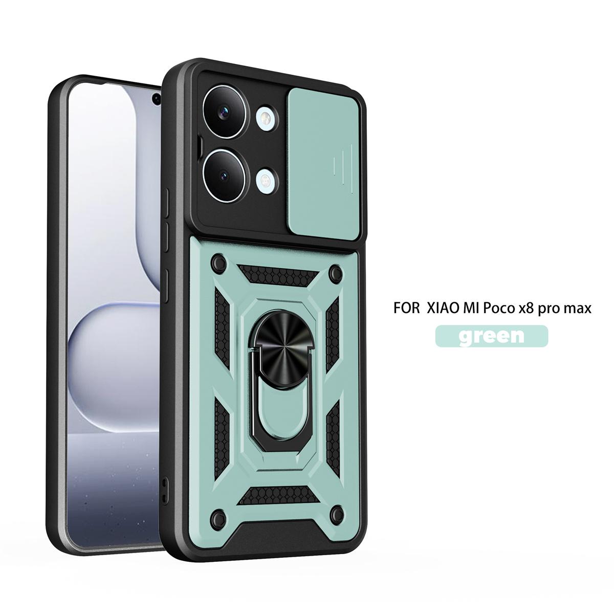 

Чохол для Poco X8 Pro Чохол для Poco X7 Pro Poco X8 Pro Max F8 Ultra Тримач з магнітним кільцем Броньований чохол для телефону Захисна кришка з повзунком для камери Poco F8 ultra