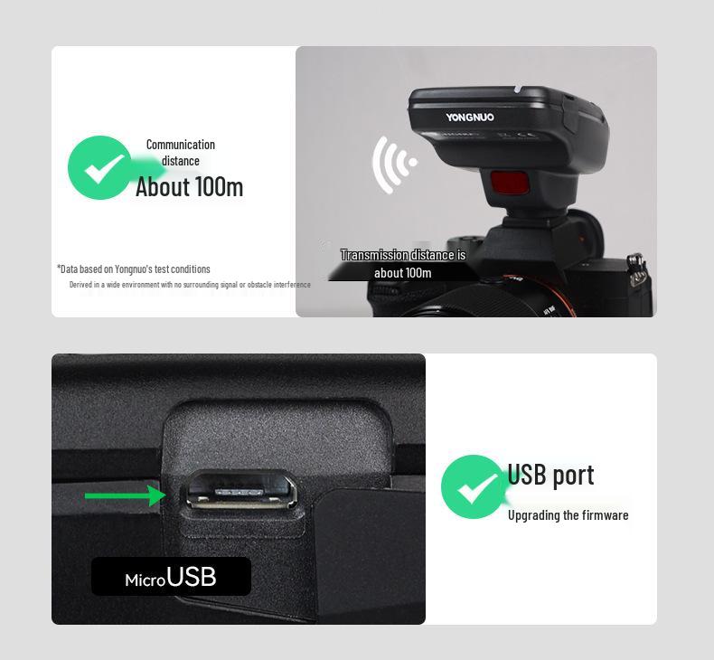 Yongnuo YN560TX PRO HSS TTL Flash Trigger for YN200/Y650EX-RF Flashes