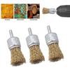 Brass Wire Brush End Wire Brushes 6mm Shank Crimp Cup Set