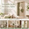 Polyester Polyester Wall Hanging Decor 25.5x15.8 In Rectangle Indoor Outdoor Wall Ornament Yellow & Green Home Curtain Accessory
