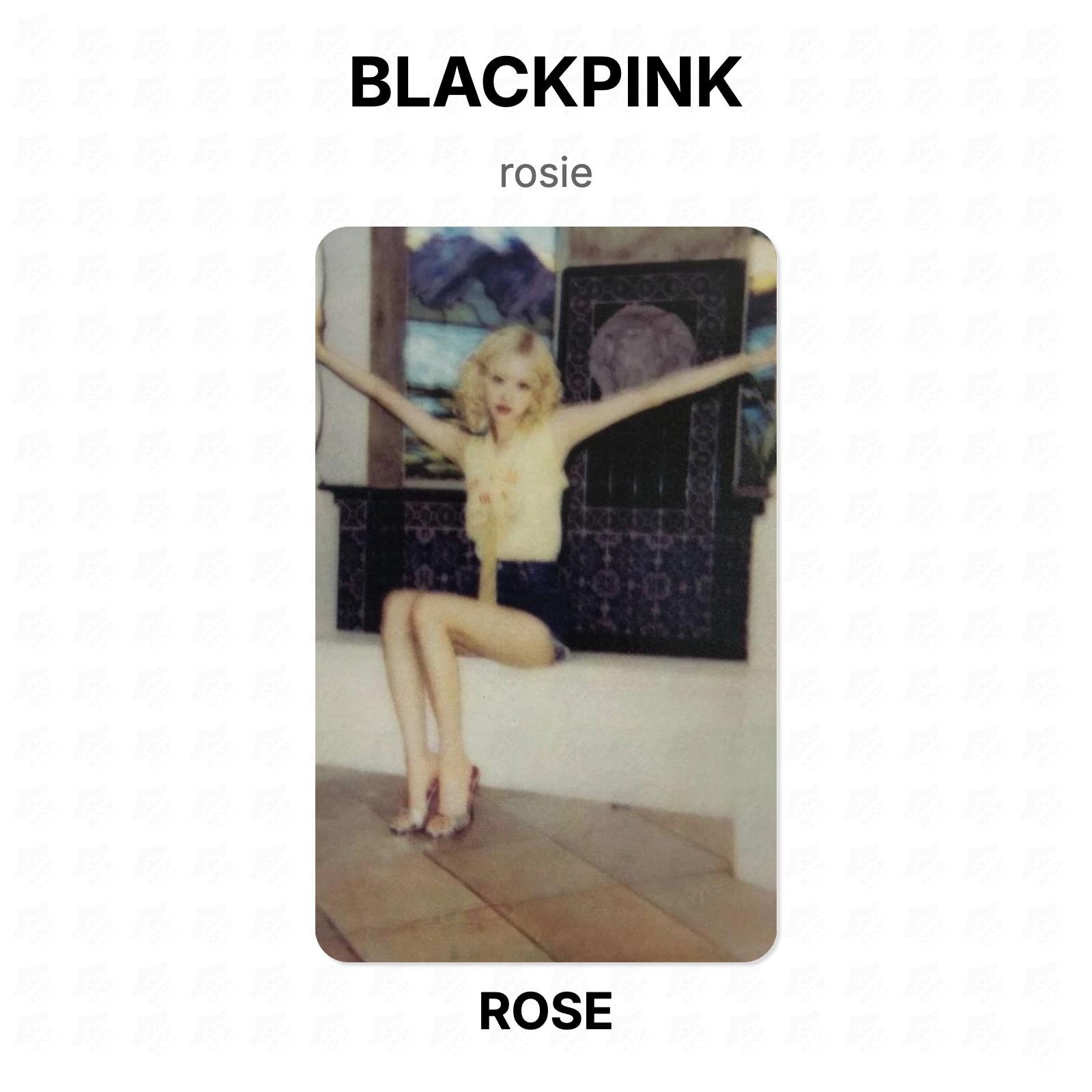 BLACKPINK rosie Official Photocard ROSE 03
