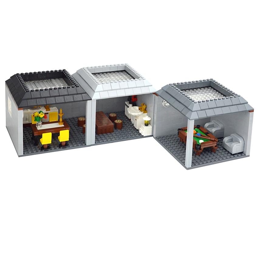 Akcesoria do Domu Przyjaciół Miasta DIY Klocki Budowlane Model MOC Meble do Sypialni Salonu Łazienki Zabawki Modelowe dla Dzieci