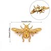 1 Pezzo Spilla Decorativa Fiore di Sole a Spirale Geometrica Colore Oro Elegante Spilla da Donna Acciaio Inossidabile Impermeabile Gioielli per Festa Matrimonio