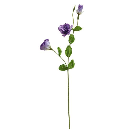 3 Branch Artificial Flower Bouquet with 3-Head Blooms Realistic Faux Silk Flower Bouquet with Stem for Wedding Party Home Office Decor