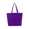 Canvas Tote Bag With Solid Color For Shopping And Gift Use