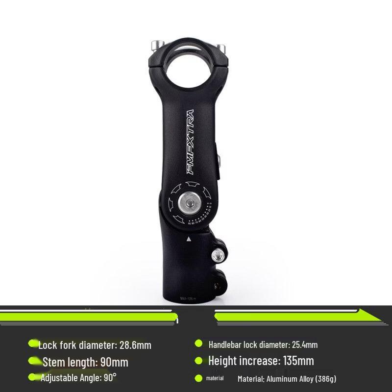Adjustable Bicycle Handlebar Stem