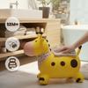 Children's Jumping Hopper with Pump Giraffe Yellow with Bandana