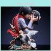 Statuetă Model Uimitoare Attack On Titan GK Death Kiss Mikasa Ackerman și Eren Yeager Pentru Colecționari