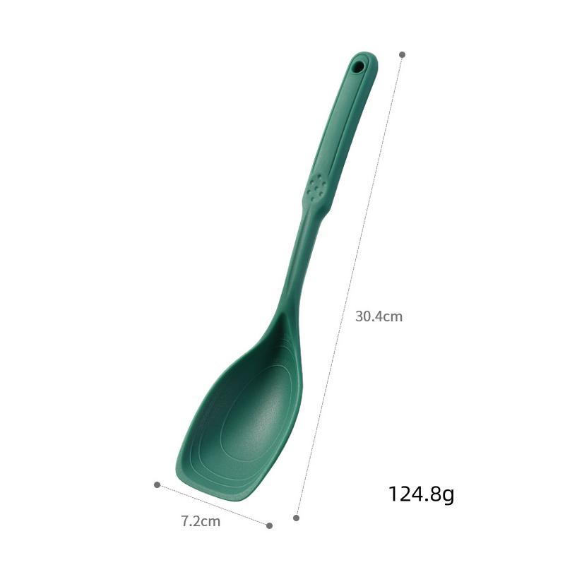 

1/2/3шт термостойкий силиконовый шпатель ложка скребок многофункциональные кухонные принадлежности инструмент для приготовления пищи утварь кухонная утварь Multipurpose Scoop - Dark Green