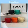 Fresh And Sweet High-quality Korean Style Minimalist Grid Small Shoulder Bag For Women