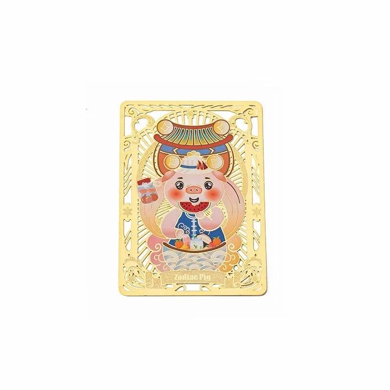 

Закладки с мультяшными животными, красивые латунные закладки с полым узором, каваи, закладки с изображением животных зодиака