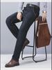 Men's Loose Fit Plus Velvet Straight Jeans - Wrinkle-Resistant, Durable, Comfortable for Spring & Autumn
