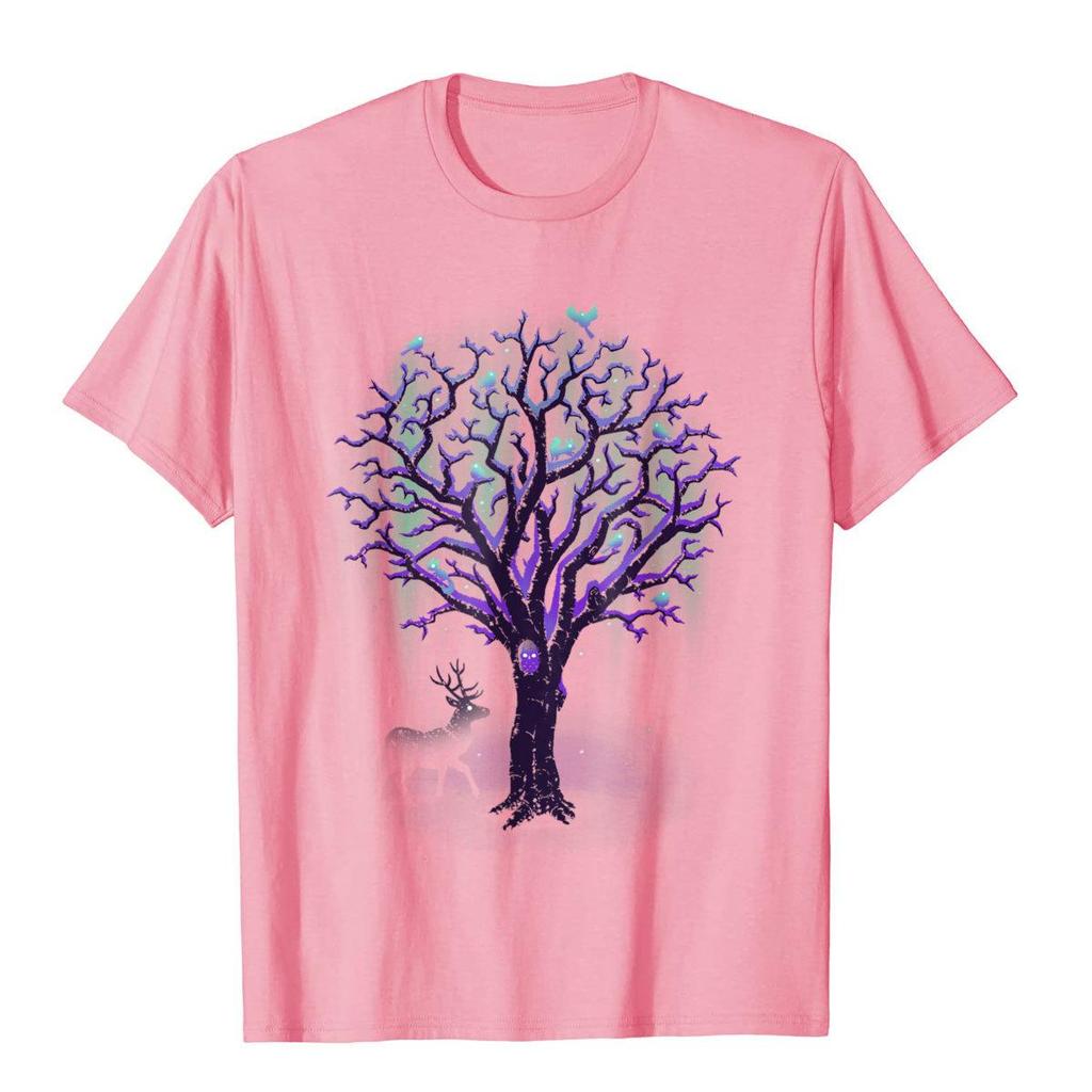 Shirt.Woot Under Northern Lights T-Shirt 3D Style Top T-Shirts Funny Tops & Tees Cotton Men Printed On