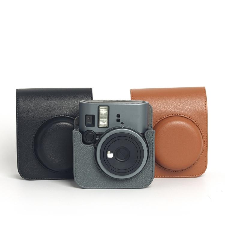 PU Leather Camera Case Solid Color Wear Resistant Shockproof Soft Camera Protective Cover Accessories for Mini 41 Camera