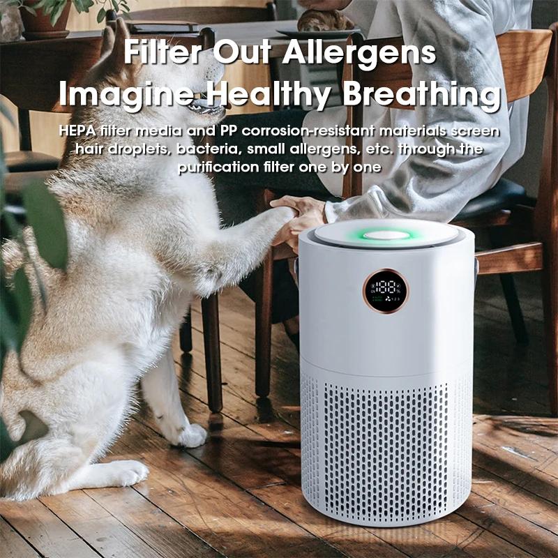 Home Air Purifier Intelligent Negative Ion Adsorption PM2.5 Multifunctional HEPA Adsorption Filtration Dust Deodorization Fresh