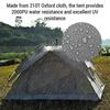 Outdoor Waterproof Pop Up Tent 3-4 Person Instant Tents Double Layer Automatic Tents for Camping