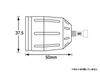POSH 033679-03-10 Motorcycle Supplies Ultra Heavy Bar End Type 2 Outer Cover Only 2 Pieces M6 Type Silver