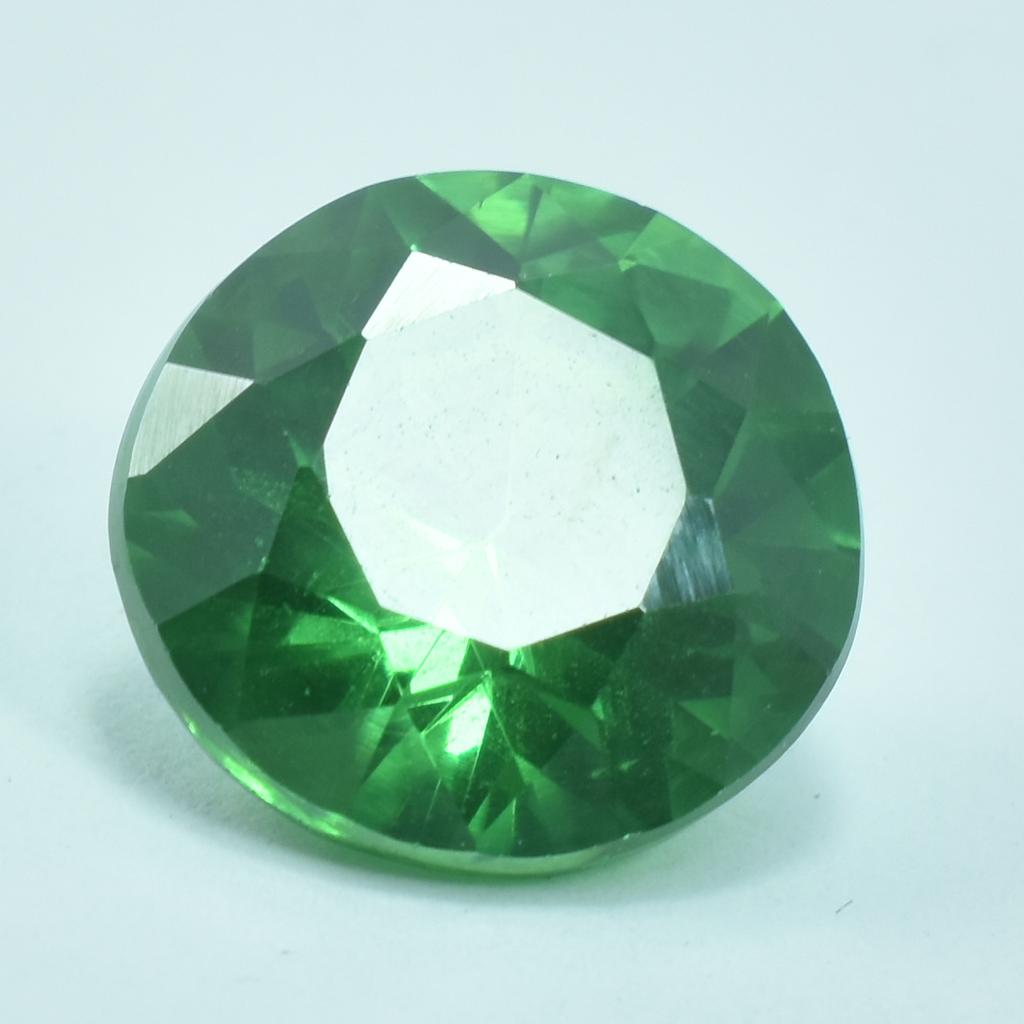 Green Garnet 9.30 Ct Natural Round Cut Loose Gemstone